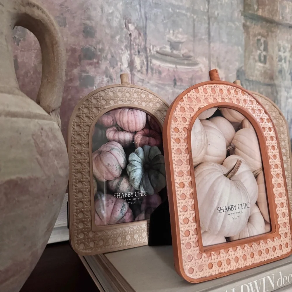 NWT Shabby Chic Decorative Rattan Style Frames set of 3